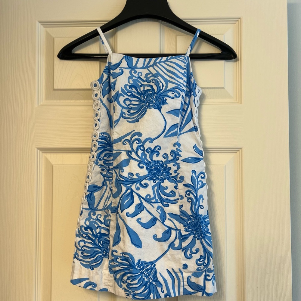 Lilly Pulitzer Blue Floral Dress